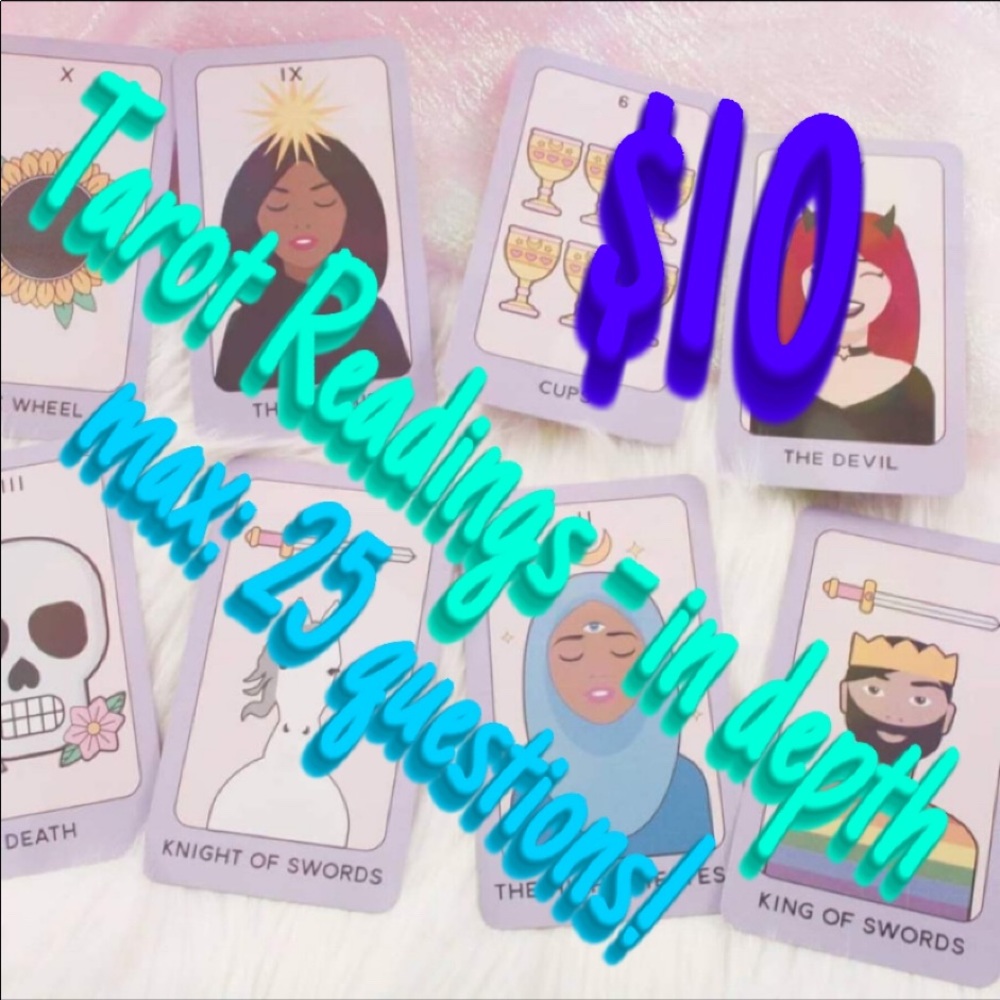 Tarot Reading — in depth (20 questions or more!)